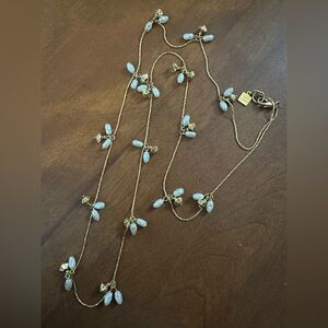 Anne Klein Vintage Gold and White Pearl Necklace